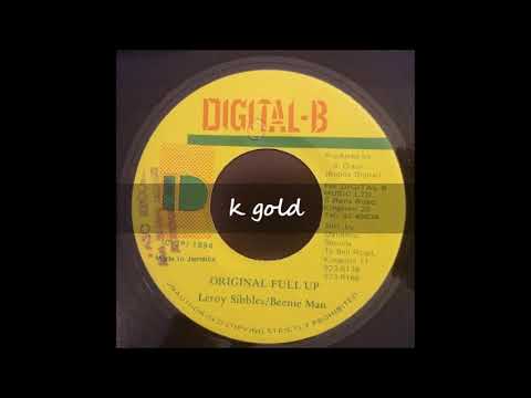 Leroy Sibbles and Beenie Man - Original Full Up - Digital B 7" w/ Version - 1994