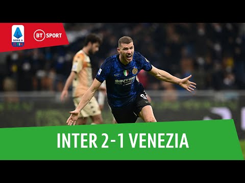 Inter vs Venezia (2-1) | Edin Džeko heads in late winner! | Serie A Highlights