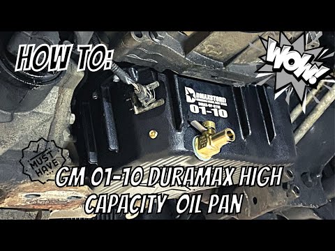 DMAXStore High Capacity Oil Pan Install 2001-2010 Duramax Diesel