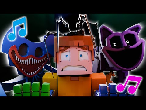 HAPPY FACE 🎵 Minecraft Poppy Playtime Chapter 3 Animated Music Video