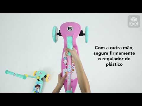 Vídeo Manual - Montagem Patinete Infantil Sky Regulável Bel