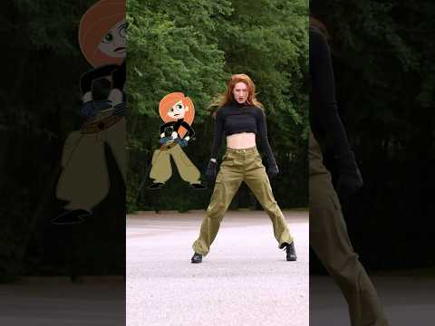 Real life dancing Kim Possible: back with baggy pants this time! 📱#kimpossible #disney #dance