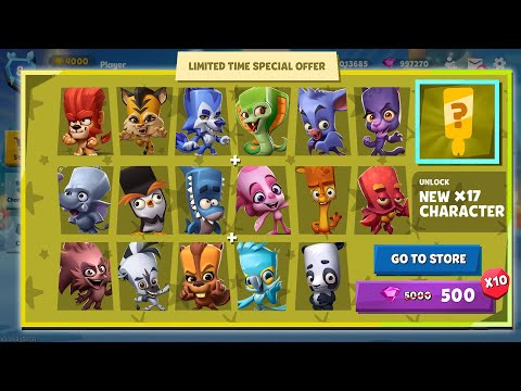 What happens when we get all the characters free? | zooba