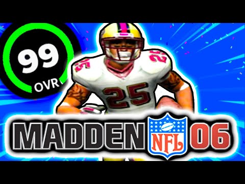 PLAYING THE ORIGINAL MADDEN 06 SUPERSTAR MODE.. (INSANE)