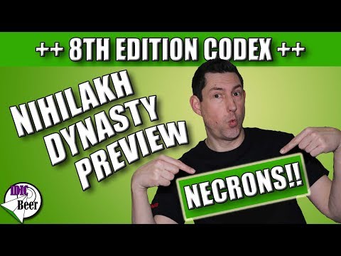 Nihilakh Dynasty Preview - Necron Doomsday Ark / Necron Lychguard