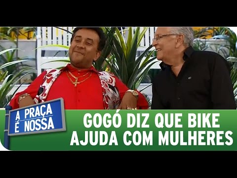A Praça É Nossa (27/08/15) - Paulinho Gogó says that biking helps with women