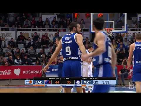 ABA Liga 2017/18 highlights, Round 14: Zadar - MZT Skopje Aerodrom (29.12.2017)