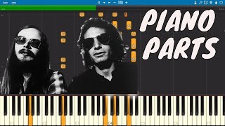 Steely Dan - My Old School Piano Parts ONLY - Tutorial