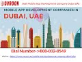 Call Us 8000320549 Best Mobile App development Company in Dubai