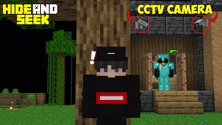 I Secretly Install CCTV Cameras to Cheat in HIDE AND SEEK (Minecraft)