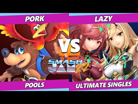 Smash Jam 22 - Pork (Banjo & Kazooie) Vs. Lazy (Pyra Mythra) SSBU Ultimate Tournament