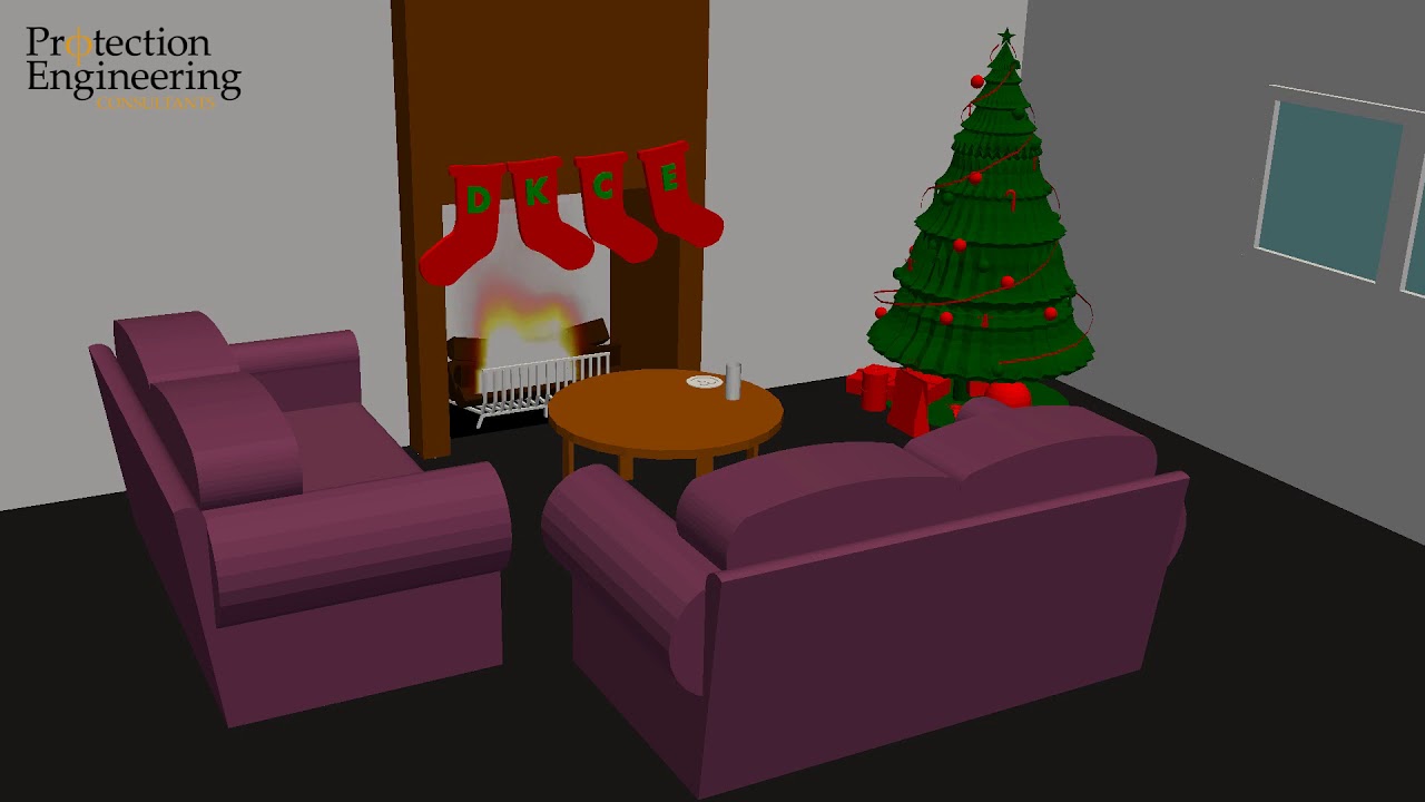 Cozy Winter Fire using NIST FDS