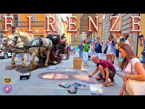FLORENCE ITALY ✨ Majestic & elegant / Tuscany Walking Tour 4K Shopping, look, eat & go