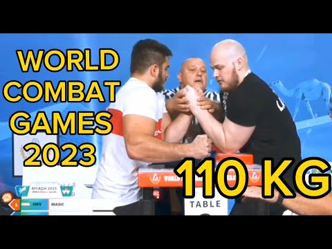 110 KG All Matches World Combat Games 2023 armwrestling