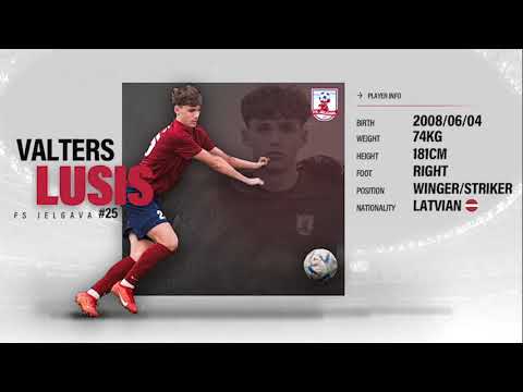 Valters Lusis - Highlights FS Jelgava U16 - Spring 2024 - football