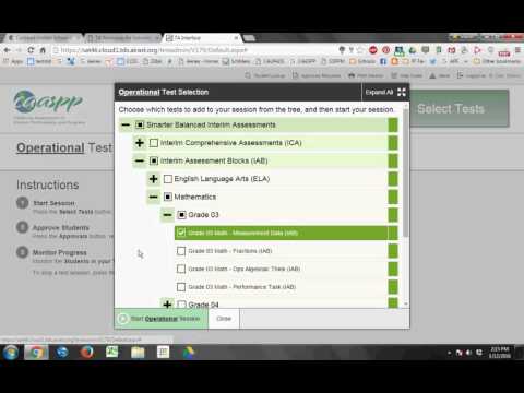 Administering an Interim Assessment Block (IAB)