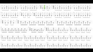 Au Baiser De Vermeil + Misanthrope + Drum only + Drum tab