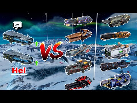 WR🔥 Hel VS Heavy Weapon Comparisons |WAR ROBOTS|