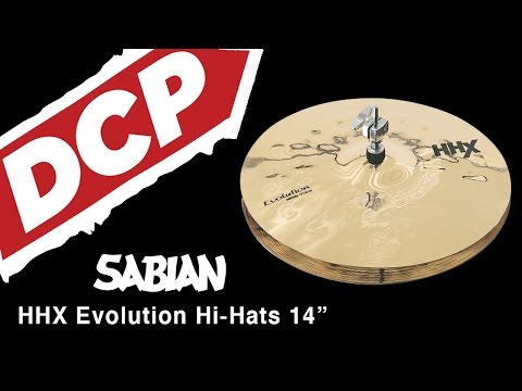 Sabian HHX Evolution Hi Hat Cymbals 14"