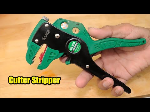 Review LAOA Self Adjusting Cutter Stripper Tools hand LA324124