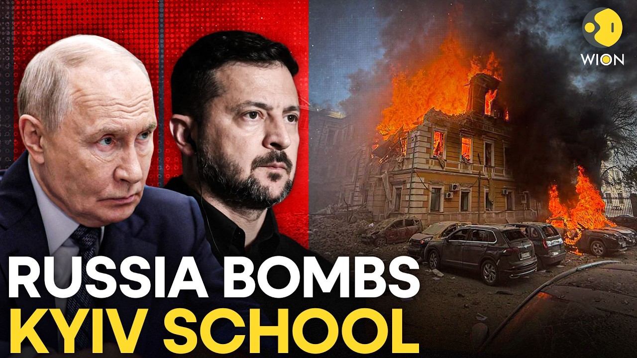 Ukraine Under FIRE: Russian Drone Tears Into Kyiv School As Airstrikes Intensify | WION Originals