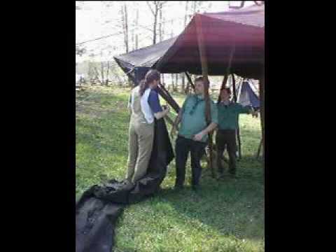 Aufbau einer Hochjurte der DWJ