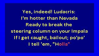 Ludacris – Number One Spot (karaoke)
