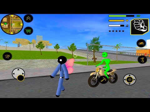 US Police Stickman Rope Hero Update Game #2 | Android Gameplay HD