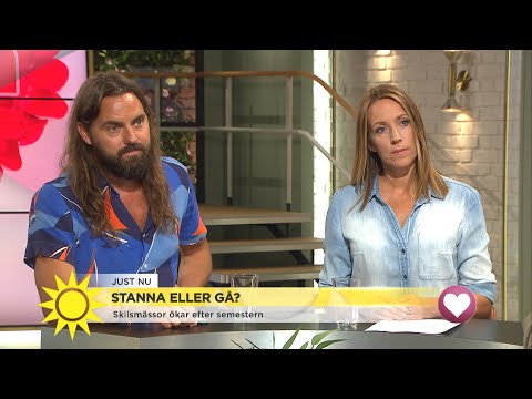 Skilsmässor ökar efter semestern – här är varningssignalerna  - Nyhetsmorgon (TV4)