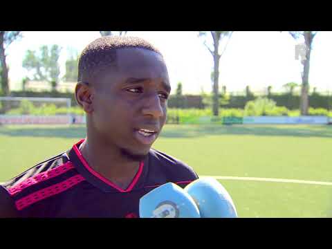 Proefspeler Ahmad Mendes Moreira na na afloop van IJVV de Zwervers - Excelsior (0-10): 'Dit was e...