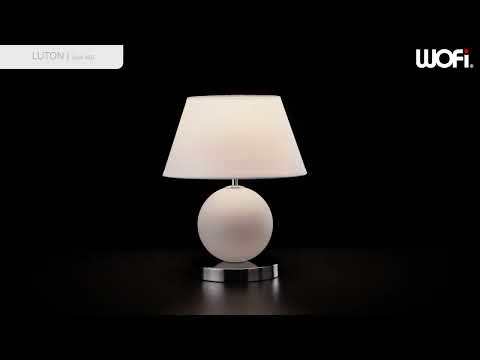 LED-tafellamp Luton I polyetheen/ijzer - 1 lichtbron
