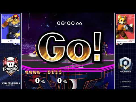 TMT #1 Online: S2J (Captain Falcon) vs. Lucky (Fox) Melee Winners Finals
