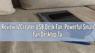Review JZCreater USB Desk Fan, Powerful Small Fan Desktop Table Cooling Fan, Rotation Strong Wind, M