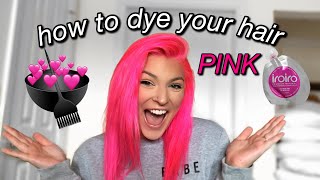 How to Dye Your Hair PINK 💗