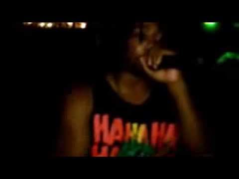 Louiz Rich rocking the stage at reggae bar