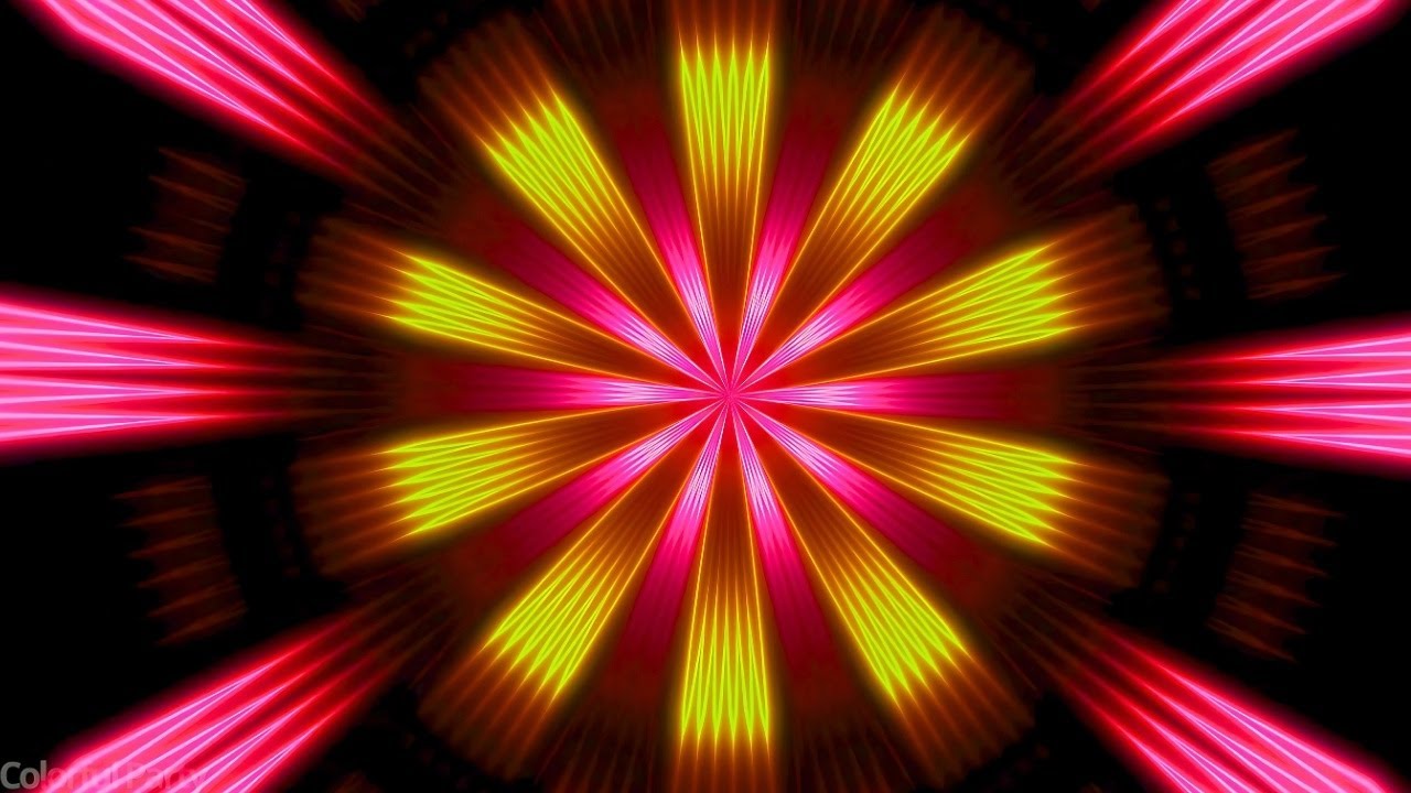 Colorful Party Lights Screen Multicolor Night Disco Room Effect 🤩