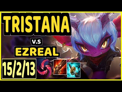 THEUSMA (TRISTANA) vs EZREAL - 15/2/13 KDA BOTTOM ADC GAMEPLAY - BR Ranked MASTER
