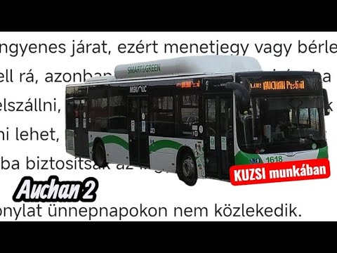 MVK AU 2es JÁRAT       MISKOLCON BUSSZAL 