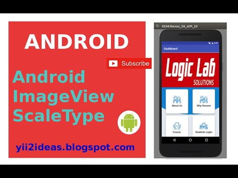 Android imageview scaletypes