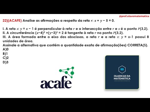 ACAFE MEDICINA 2024 INVERNO (QUESTÃO 22)