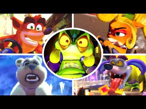 Crash Team Racing Nitro-Fueled - All Characters Trailers