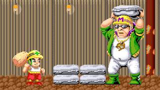 Hammerin' Harry Longplay (Arcade) [4K]