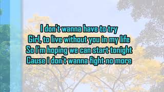 I Dont Wanna Fight No More-Westlife-Lyrics Video