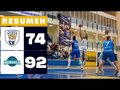 MELILLA CIUDAD DEL DEPORTE 74-92 HESTIA MENORCA | RESUMEN LEB ORO