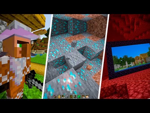 10 MODS that IMPROVE SURVIVAL for MINECRAFT - 1.12.2 - 1.14.4 - 1.15.2