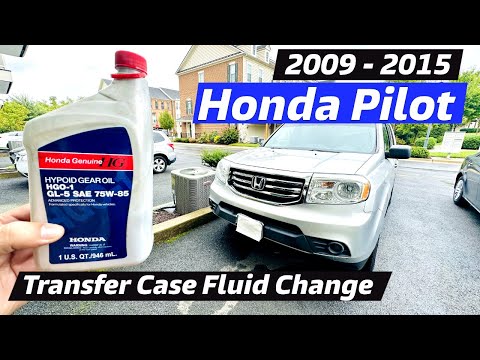 DIY 2009 2010 2011 2012 2013 2014 2015 Honda Pilot Transfer Case Fluid Change