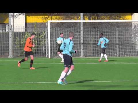 15 feb 2014 JVOZ A1 - VV De Meern A1 com 2-1 Iqwe tegen het hek
