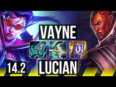 VAYNE & Rakan vs LUCIAN & Milio (ADC) | Quadra, 21/3/12, Legendary | KR Master | 14.2