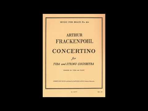 Frackenpohl Concertino 2nd Mov (A=440) "Karaoke - Accompaniment"