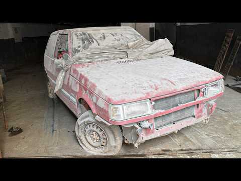 😲 WE FOUND A FIAT UNO ABANDONED FOR 15 YEARS... INSIDE AN ABANDONED GARAGE!